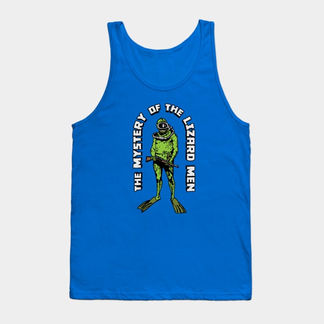 Mystery of the Lizard Men Tank Top by tenaciousva